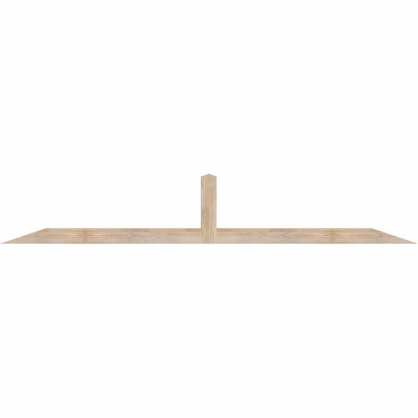 Ekena Millwork Portland Smooth Timber Gable Bracket, Douglas Fir, 96"W x 16"H x 3 1/2"D x 3 1/2"F, 4/12 Pitch GBW096X16X0404POR00SDF - main